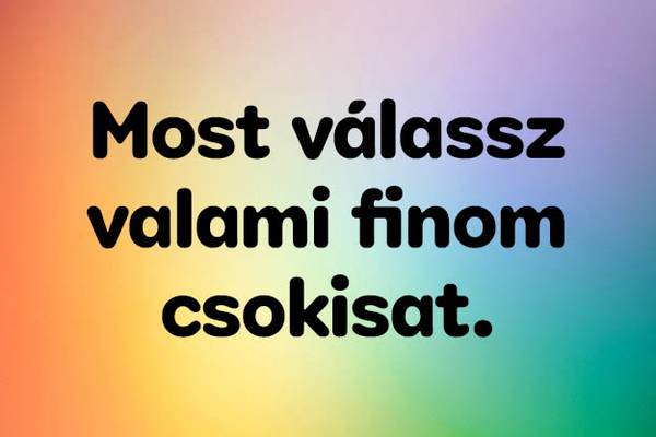 Színes ételkvíz
