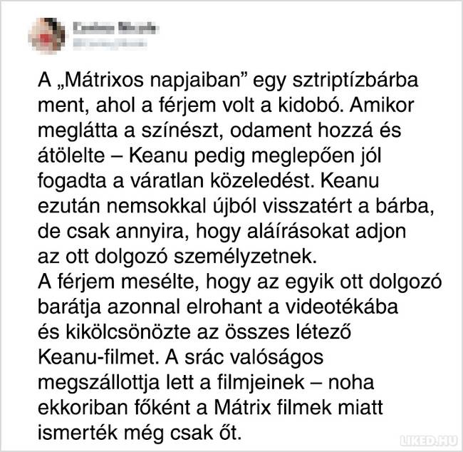 Egy ilyen esemény után még az is Keanu Reeves rajongó lesz, aki amúgy nem az.