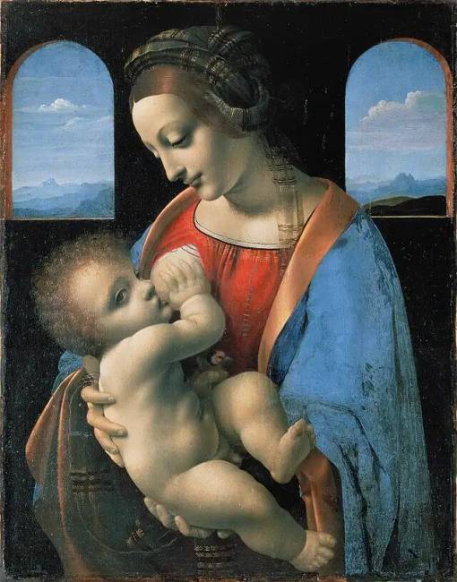 Leonardo da Vinci, „Litta Madonna”.