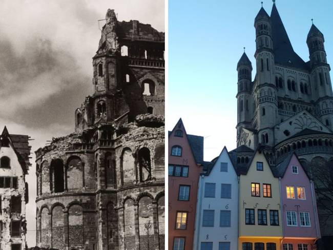 Szent Márton templom, Köln. 1946 és 2021