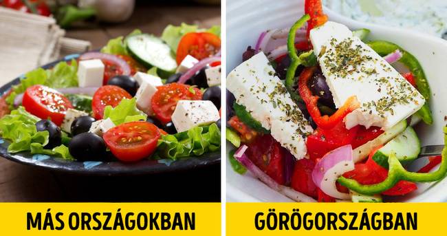 A görög salátát valójában falusi salátának hívják.