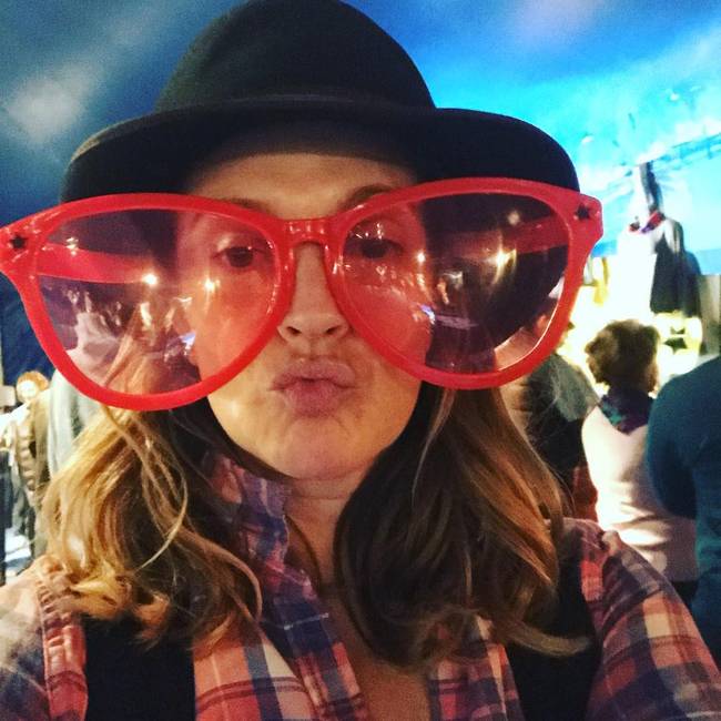 Drew Barrymore épp az ellenkezőjét tette egy cirkuszi előadás közben.