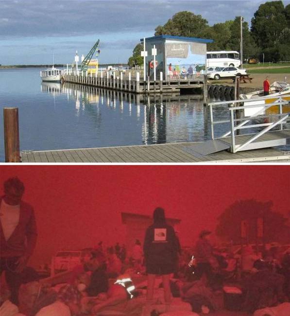 Mallacoota kikötője.