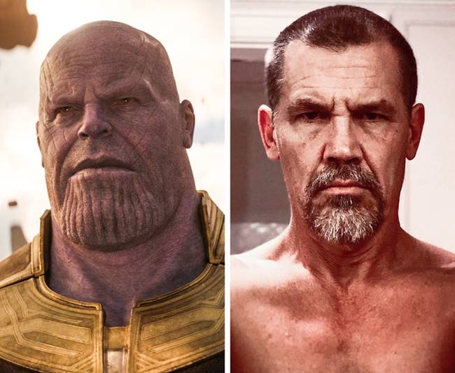 Thanos - Josh Brolin.