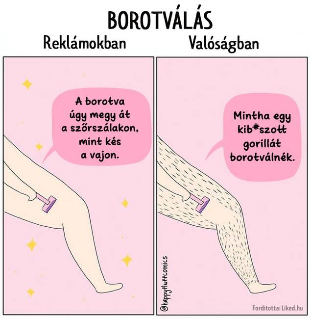 10 illusztráció, ami ironikusan, de mégis őszintén mutatja be a nők mindennapi problémáit