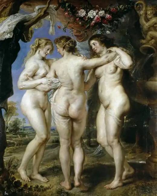 P. P. Rubens: 'A három grácia'.