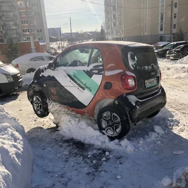 Amikor még a hókotrással is csak magad ellen dolgozol.