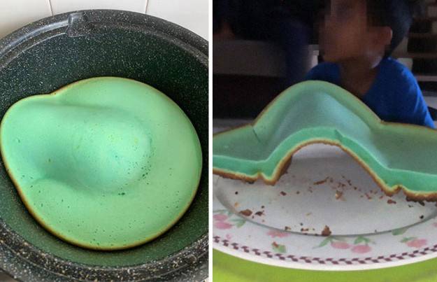 „Megpróbáltam tortát készíteni a fiam születésnapjára."