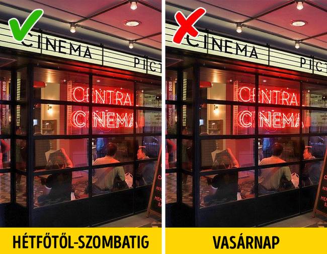 Bírságot kaphatsz, ha vasárnap moziba mész: egy ma is hatályban lévő régi észak-ír törvény szerint vasárnap tilos moziba menni. 50 fontos pénzbírság jár a törvényszegőknek.