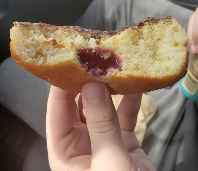A lekvárral töltött fánkok lekvár-mennyisége mindig kiábrándító.