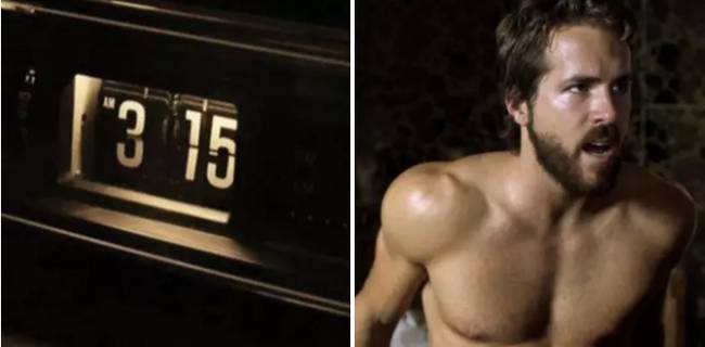 A 2005-ös Rettegés háza című film forgatása idején a stáb tagjai rejtélyes módon minden nap felébredtek hajnali 3 óra 15 perckor, épp akkor, amikor Ryan Reynolds karaktere is a filmben.