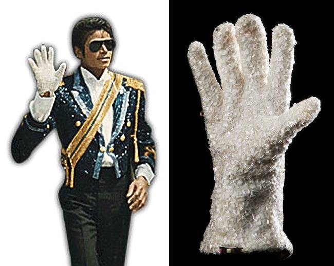 Michael Jackson kesztyűje - $350,000 (~88,6 millió forint)