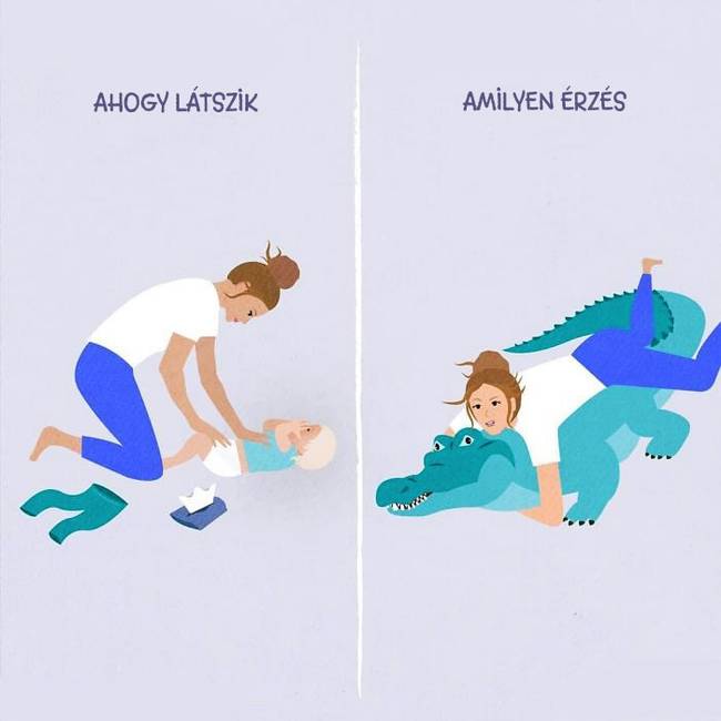14 illusztráció, ami megmutatja, hogy milyen is egy édesanya élete