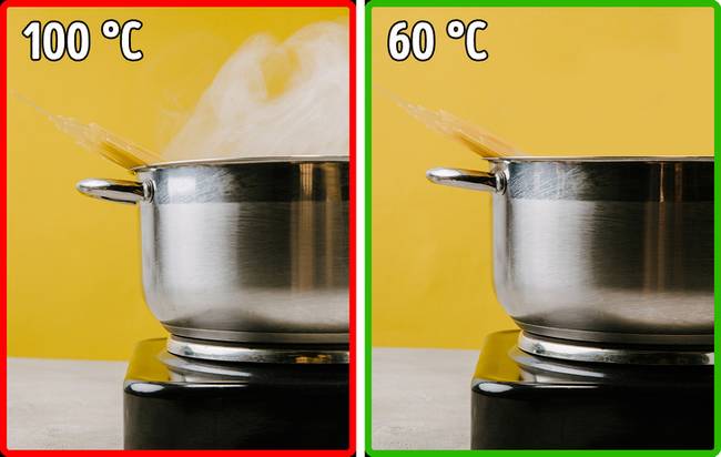 Ne öntsünk forrásban lévő vizet a műanyag csövekbe