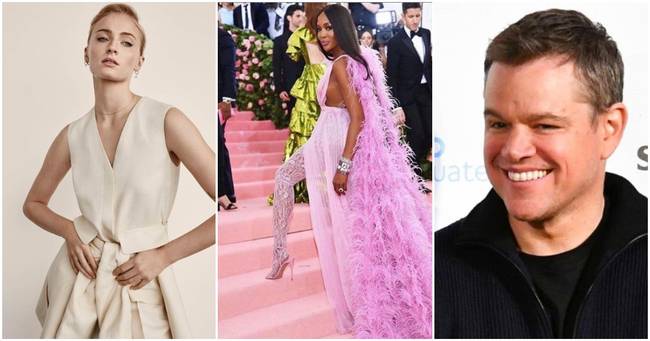 Sophie Turner, Naomi Campbell és Matt Damon dohányoznak.