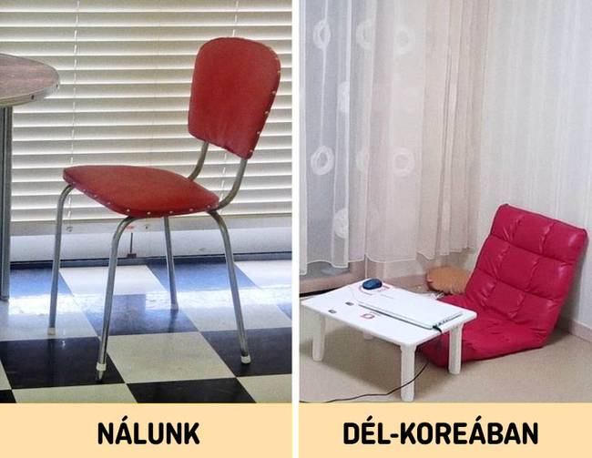 Lábak nélküli székek