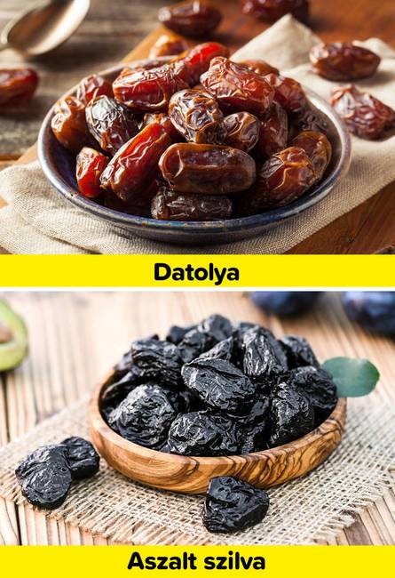 Datolya vs aszalt szilva