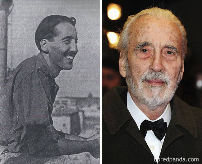 Christopher Lee a hírszerző szolgálatnál dolgozott.