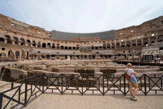 A római Colosseum története során először nyílik meg a nyilvánosság előtt az épület föld alatti része