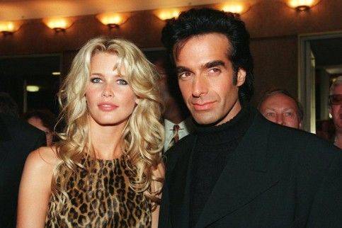 David Copperfield és Claudia Schiffer