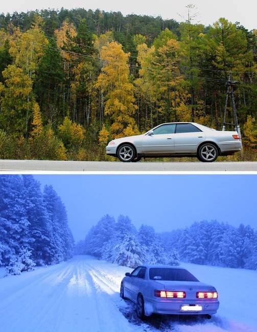 Az első és a második kép helye között mindössze 90 km a különbség.