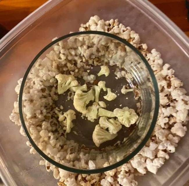 Ha popcorn evés közben a gyerek kér, de te nem szeretnéd egészségtelen kukoricával tömni, akkor ez egy nagyon praktikus megoldás.