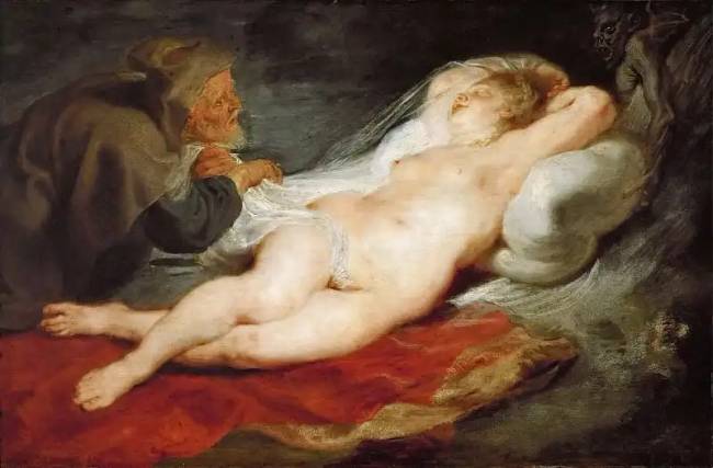 P. P. Rubens: "A remete és az alvó Angelica".