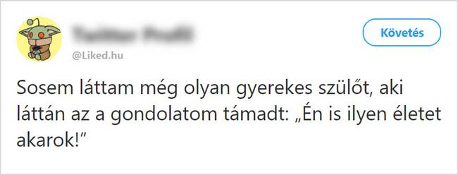 Gyerekes szülő látványa