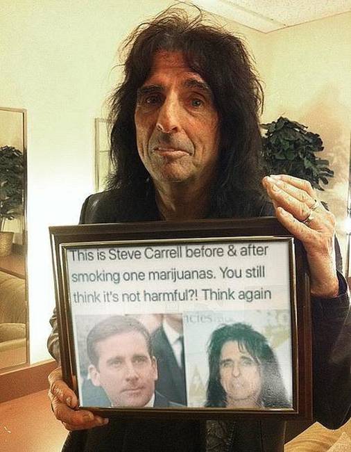 Alice Cooper az egészséges életmód mellett kampányol.