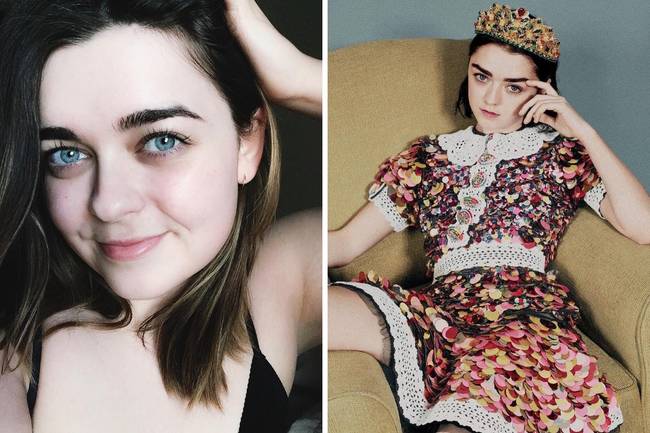Maisie Williams hasonmás.