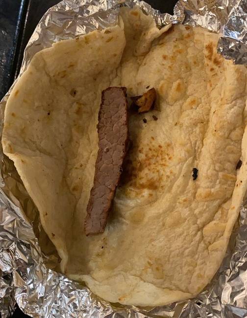 „Steak-es taco-t rendeltem, de nem egészen erre számítottam."
