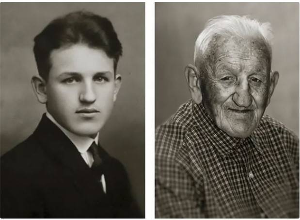 Stanislav Spáčil 17 és 102 éves korában