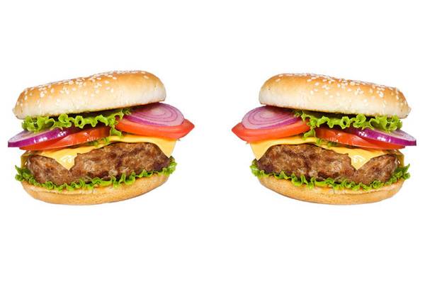 Melyik hamburger a nagyobb?