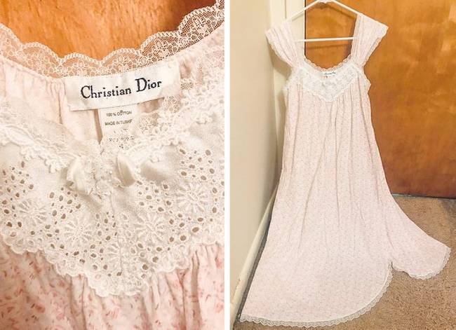 „Christian Dior hálóing."