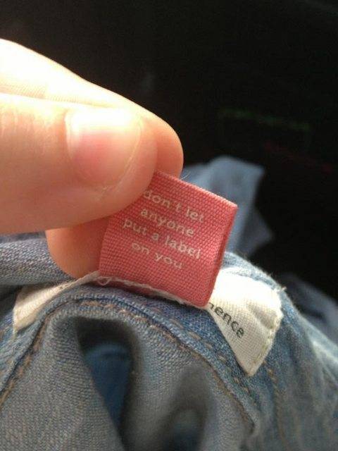 „Ne hagyd, hogy bárki címkét akasszon rád."