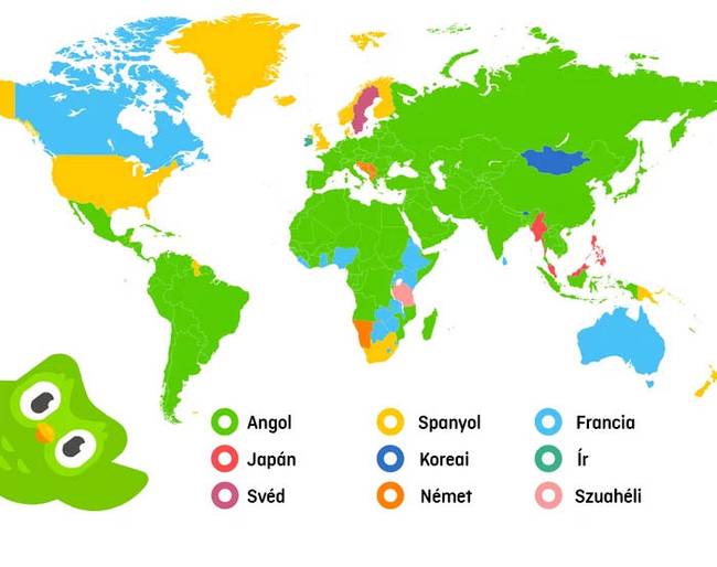 Duolingo nyelvek