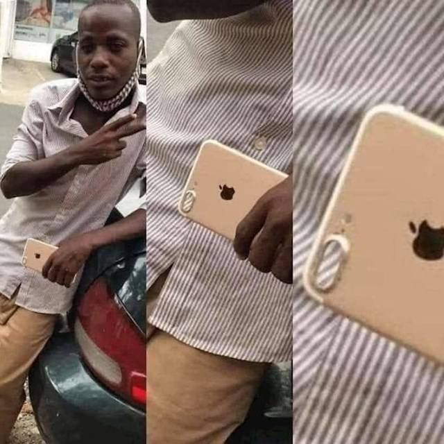 Csak egy laza fotó az iPhone-jával. De, ha jobban megnézed, nincs is iPhone.