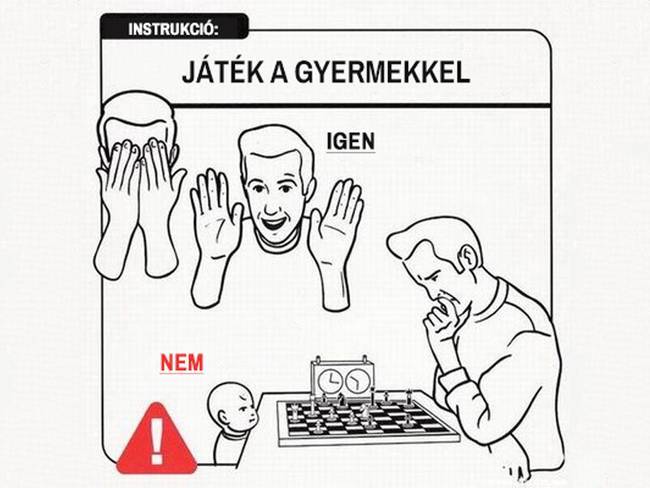 Kézikönyv édesapák számára: hogyan játsszunk a gyermekünkkel.