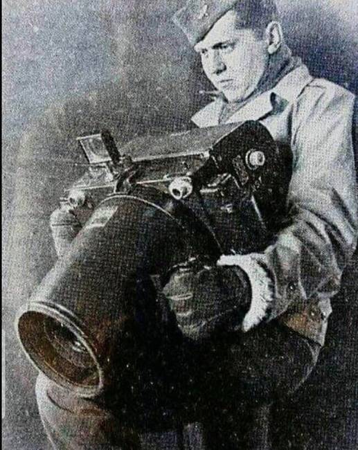 Kodak K-24 kamera, amit az amerikaiak légi felderítéseknél használtak a második világháború alatt.