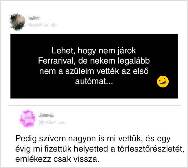 Amikor megfeledkezel róla, hogy a szüleid is ismerőseid a Facebookon.