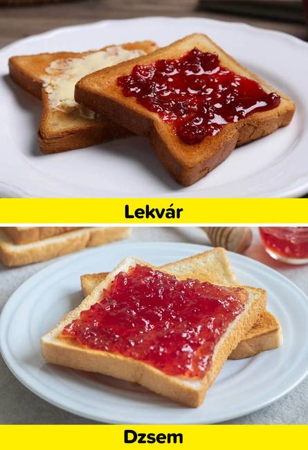 Lekvár vs dzsem