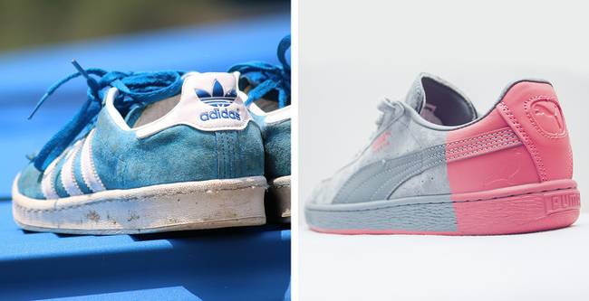 Sírig tartó ellentét az Adidas és a Puma cég alapítói között.