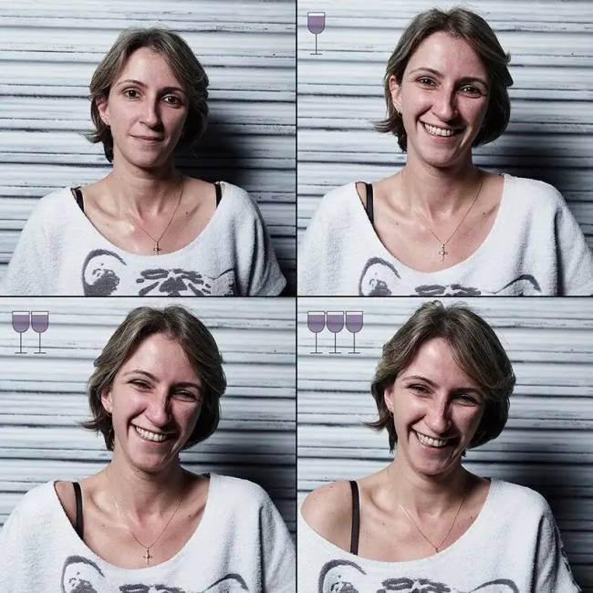 3 pohár bor előtt és után: Egy brazil fotós érdekes projektje