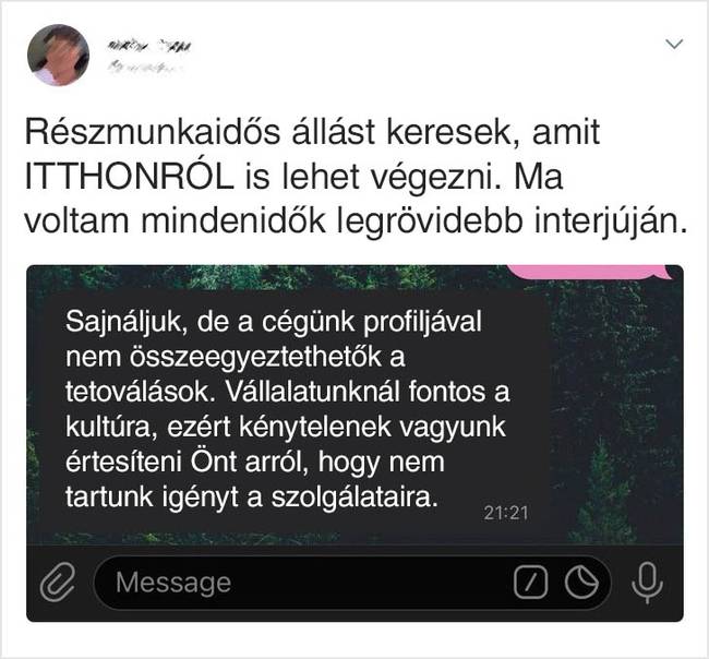 Legrövidebb állásinterjú