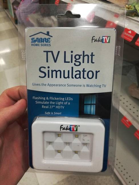 TV fény szimulátor.