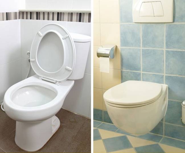 A legtöbb német lakásban a WC a falba van építve.