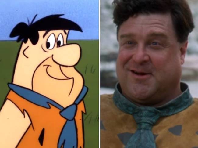 John Goodman-nek nagyon jól állt Kovakövi Frédi szerepe A Flintstone család című filmben.