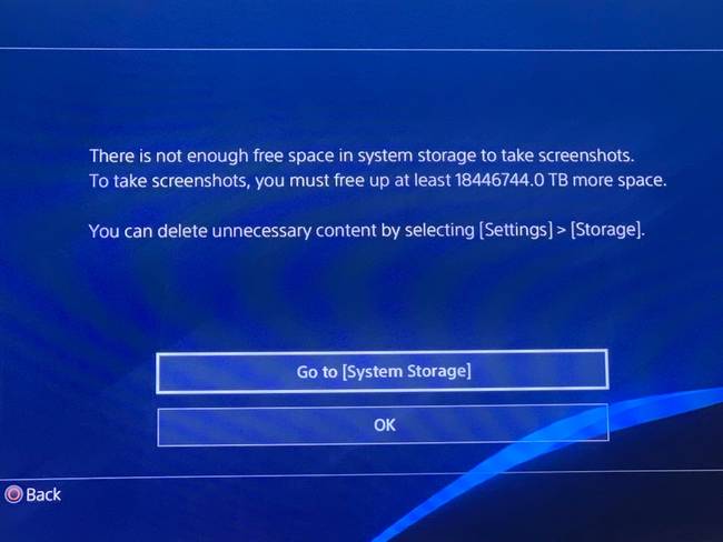 Ahhoz, hogy screenshotot készíthess, először fel kell szabadítanod 18 millió terrabájt szabad helyet a PlayStation-ön. :D