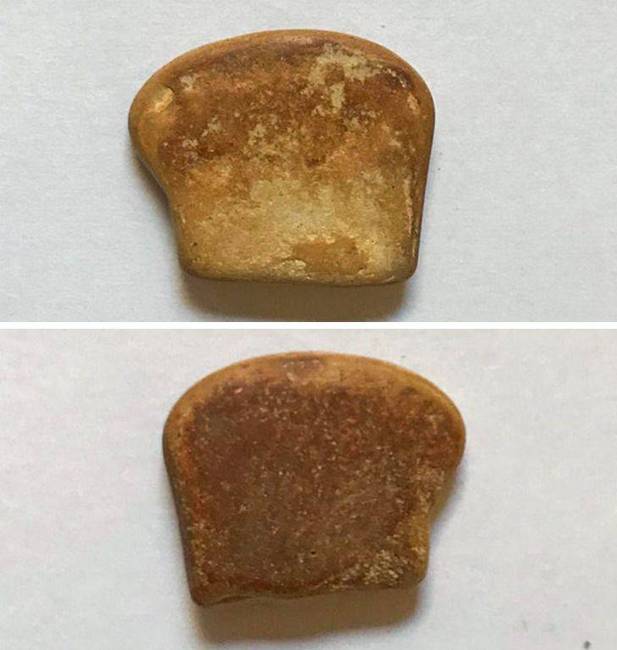 „Találtam egy követ, aminek mindkét oldala olyan, mint egy szelet pirítós."