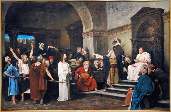 „Krisztus Pilátus előtt”, Munkácsy Mihály, 1881.